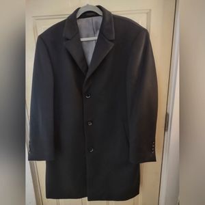Calvin Klein men's long wool overcoat.